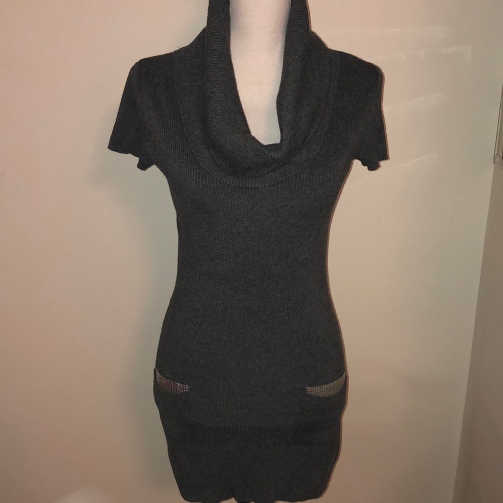 Grey Midi Dress